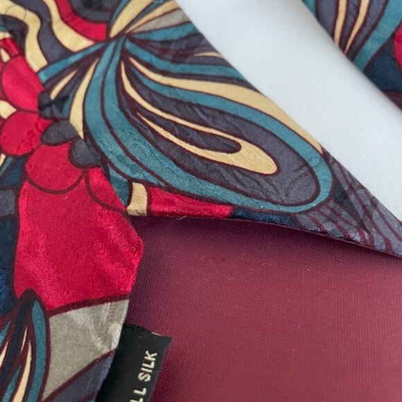 TRADIZIONI Floral Silk Necktie - Picture 3 of 5